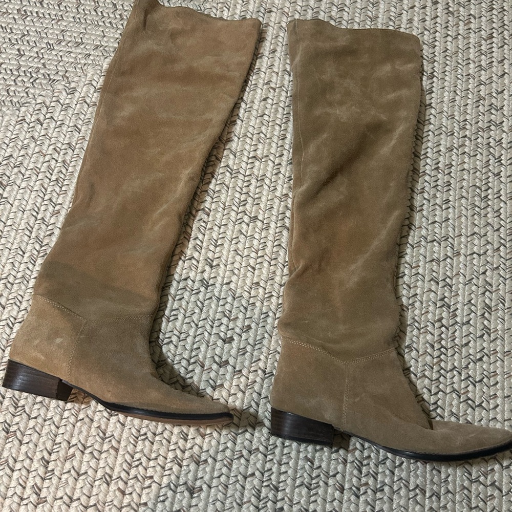 Zara suede SLOUCHY boots